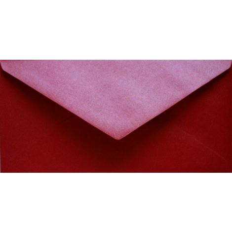 Koperta Logos DL Bordowa, 110g, 1szt